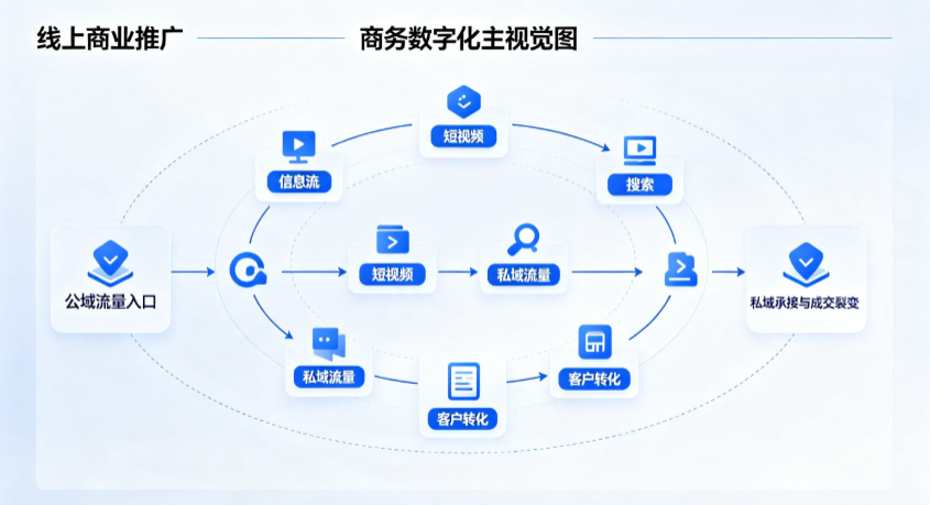 管城回族区线上商业推广怎么做？全域流量闭环搭建与低成本转化实战指南